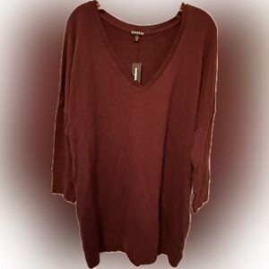 Express Burgundy Dress nwt